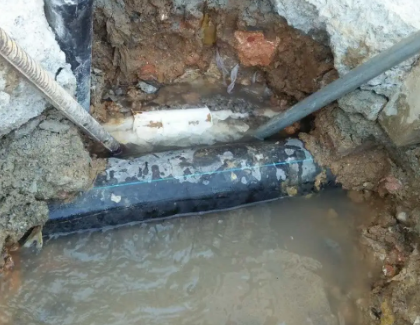 麻城测漏水之水管漏水